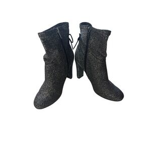 Sparkle Circus Glitter‎ Ankle Boots 4" Heels Size 6